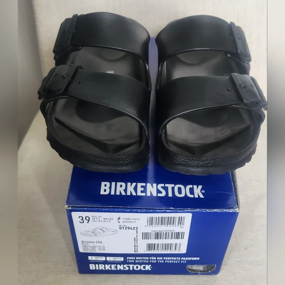 Birkenstock WMNS Black Sandals - Picture 2 of 5